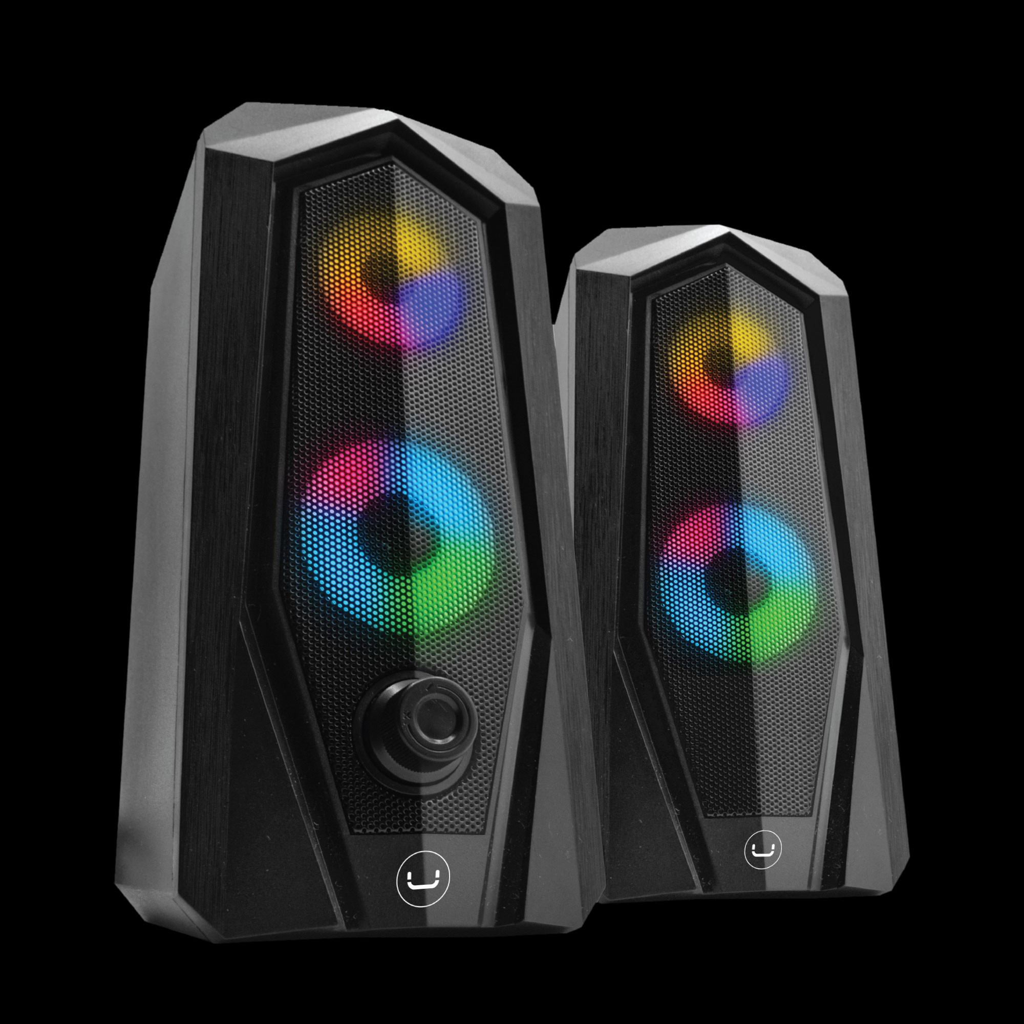 8.jpg Bocinas de PC BRV30 Gaming USB 2.0 - Black LED - SP9030BK - Imagen 1