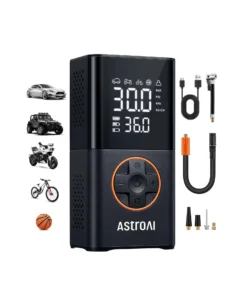 Inflador de neumáticos portátil AstroAI L7 con luz LED
