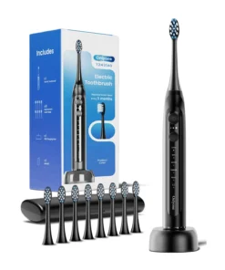 Cepillo dental eléctrico sónico Onlyone T2431A0 recargable con 8 cabezales y carga inalámbrica