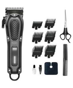 Cortadora de cabello Haokry P-8900 inalámbrica y con cable, recargable para barba