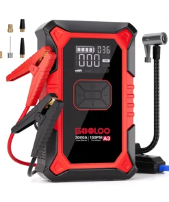 GOOLOO Arrancador de Batería de Coche Portátil