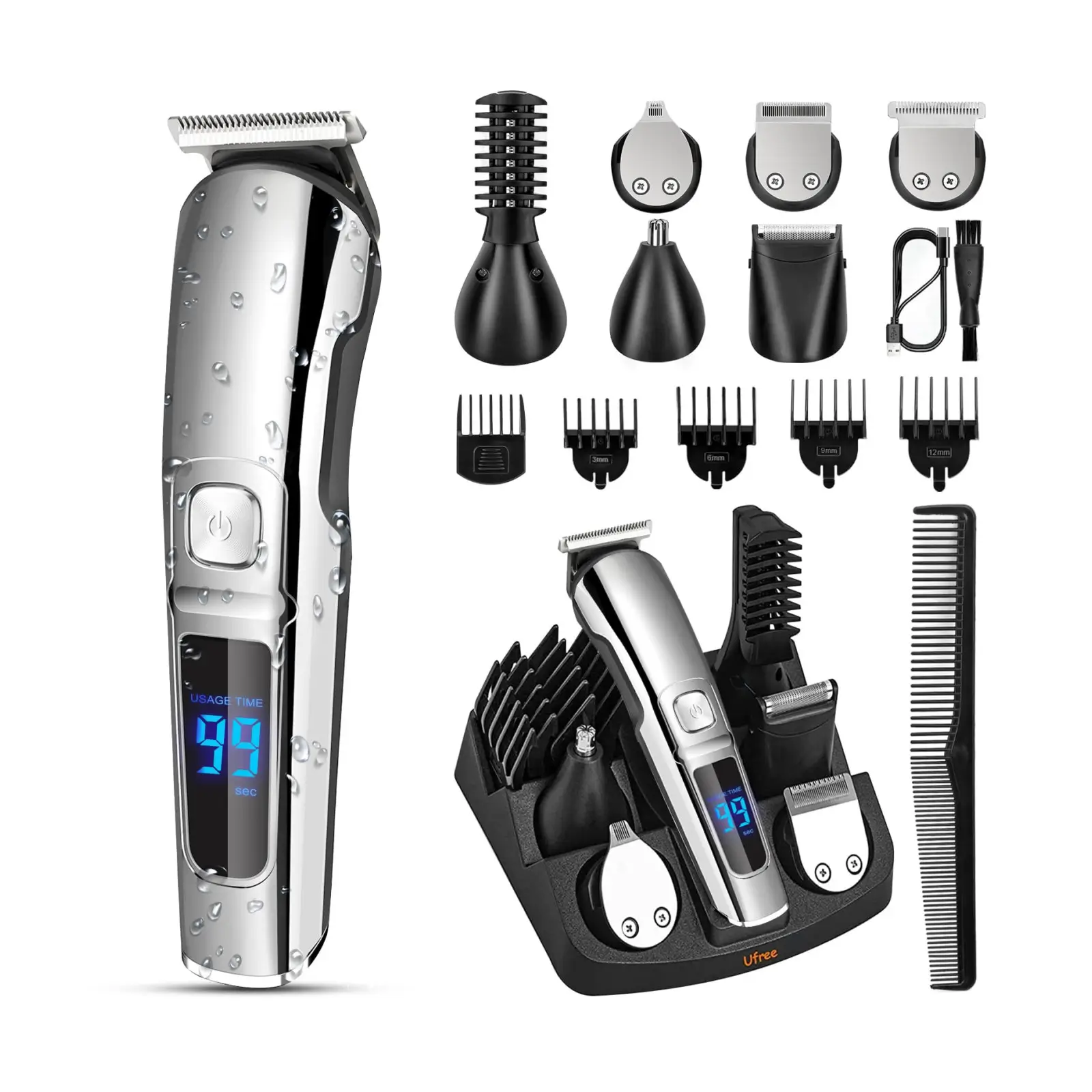 71sjruW5j8L.webp Afeitadora electrica Ufree USB, para hombres - Imagen 1