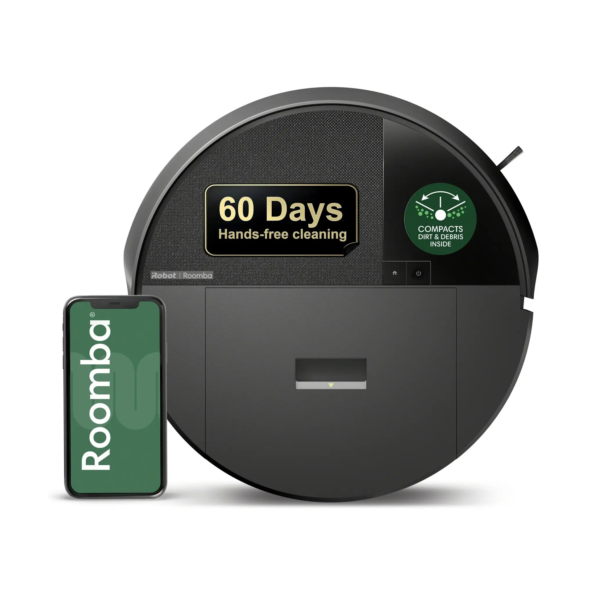 81ueNiu76KL.webp iRobot Roomba 205 DustCompactor Vac Robot Aspiradora - Compacta automáticamente los desechos dentro del robot - Imagen 1