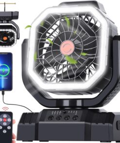 Ventilador F10 recargable portátil de alta velocidad de 20000 mAh